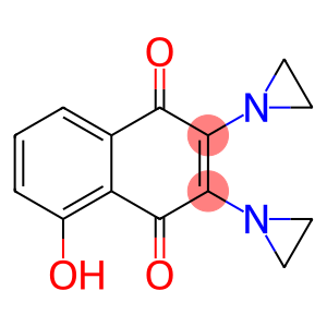 2,3-Bis(1-aziridinyl)-5-hydroxy-1,4-naphthoquinone