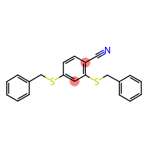 2,4-BIS(BENZYLTHIO)BENZONITRILE