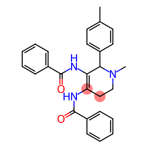 4,5-Bis(benzoylamino)-1-methyl-6-(4-methylphenyl)-1,2,3,6-tetrahydropyridine