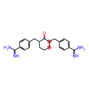 2,6-Bis(4-amidinobenzyl)-1-cyclohexanone