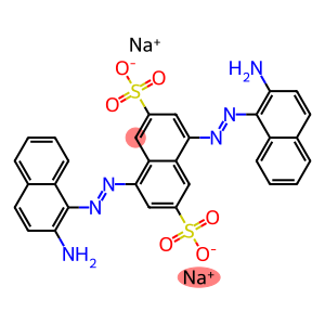 4,8-Bis[(2-amino-1-naphthalenyl)azo]naphthalene-2,6-disulfonic acid disodium salt