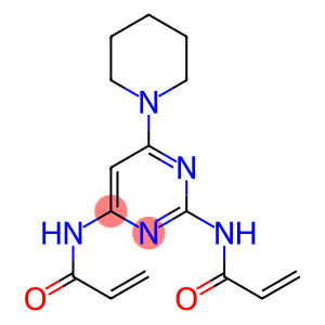 2,4-BIS(ACRYLAMIDO)-6-PIPERIDINOPYRIMIDINE