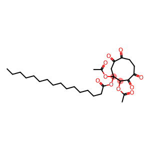 2,3-Bis(acetyloxy)-3-hexadecanoyloxy-1,5-dioxa-6,9-dioxocyclononane