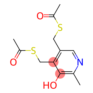 4,5-Bis(acetylthiomethyl)-2-methyl-3-pyridinol