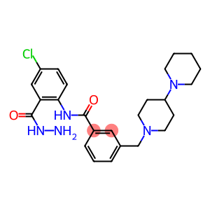 3-([1,4'-BIPIPERIDIN]-1'-YLMETHYL)-N-(4-CHLORO-2-(HYDRAZINECARBONYL)PHENYL)BENZAMIDE