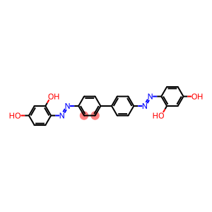 4,4'-[(1,1'-Biphenyl-4,4'-diyl)bis(azo)]bis[benzene-1,3-diol]