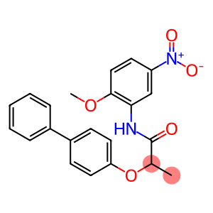 2-([1,1'-biphenyl]-4-yloxy)-N-(2-methoxy-5-nitrophenyl)propanamide