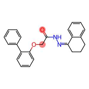 2-([1,1'-biphenyl]-2-yloxy)-N'-[3,4-dihydro-1(2H)-naphthalenylidene]acetohydrazide