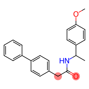 2-[1,1'-biphenyl]-4-yl-N-[1-(4-methoxyphenyl)ethyl]acetamide