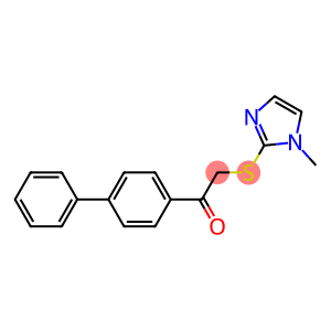 1-[1,1'-biphenyl]-4-yl-2-[(1-methyl-1H-imidazol-2-yl)sulfanyl]ethanone