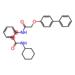 2-{[([1,1'-biphenyl]-4-yloxy)acetyl]amino}-N-cyclohexylbenzamide