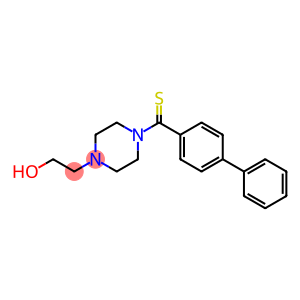 2-[4-([1,1'-biphenyl]-4-ylcarbothioyl)-1-piperazinyl]ethanol