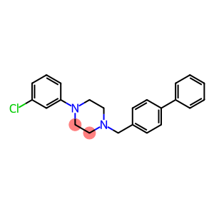 1-([1,1'-biphenyl]-4-ylmethyl)-4-(3-chlorophenyl)piperazine