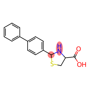 2-(1,1'-biphenyl-4-yl)-1,3-thiazolidine-4-carboxylic acid