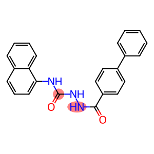 2-([1,1'-biphenyl]-4-ylcarbonyl)-N-(1-naphthyl)hydrazinecarboxamide