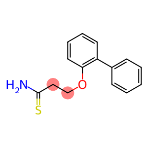 3-(1,1'-biphenyl-2-yloxy)propanethioamide