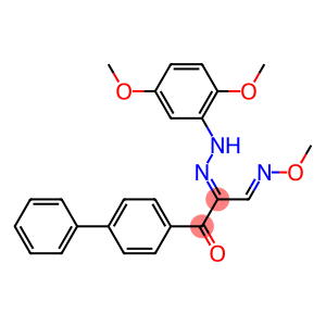 3-[1,1'-biphenyl]-4-yl-2-[(E)-2-(2,5-dimethoxyphenyl)hydrazono]-3-oxopropanal O-methyloxime