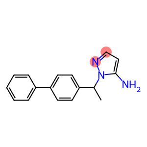 1-[1-(1,1'-biphenyl-4-yl)ethyl]-1H-pyrazol-5-amine