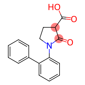 1-(1,1'-biphenyl-2-yl)-2-oxopyrrolidine-3-carboxylic acid