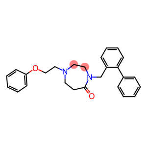 4-(BIPHENYL-2-YLMETHYL)-1-(2-PHENOXYETHYL)-1,4-DIAZEPAN-5-ONE