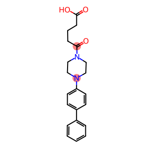 5-[4-(1,1'-BIPHENYL-4-YL)PIPERAZIN-1-YL]-5-OXOPENTANOIC ACID