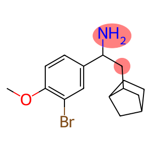 2-{bicyclo[2.2.1]heptan-2-yl}-1-(3-bromo-4-methoxyphenyl)ethan-1-amine