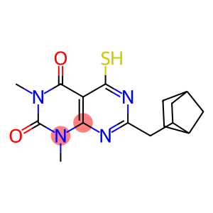 7-(bicyclo[2.2.1]hept-2-ylmethyl)-5-mercapto-1,3-dimethylpyrimido[4,5-d]pyrimidine-2,4(1H,3H)-dione