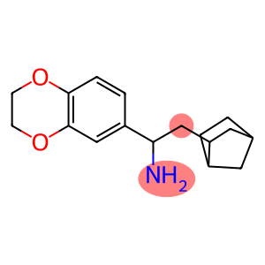 2-{bicyclo[2.2.1]heptan-2-yl}-1-(2,3-dihydro-1,4-benzodioxin-6-yl)ethan-1-amine