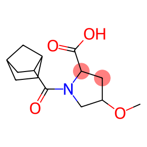 1-{bicyclo[2.2.1]heptan-2-ylcarbonyl}-4-methoxypyrrolidine-2-carboxylic acid