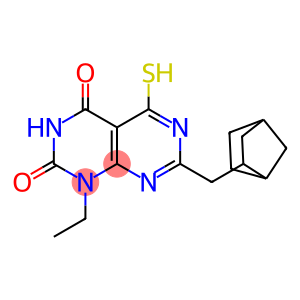 7-(bicyclo[2.2.1]hept-2-ylmethyl)-1-ethyl-5-mercaptopyrimido[4,5-d]pyrimidine-2,4(1H,3H)-dione