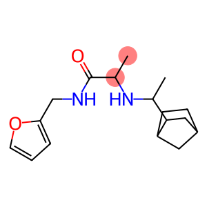 2-[(1-{bicyclo[2.2.1]heptan-2-yl}ethyl)amino]-N-(furan-2-ylmethyl)propanamide