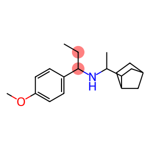 (1-{bicyclo[2.2.1]heptan-2-yl}ethyl)[1-(4-methoxyphenyl)propyl]amine