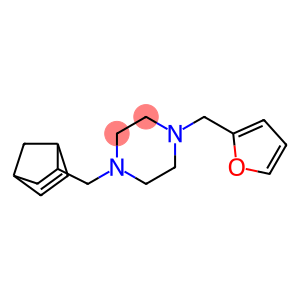 1-(bicyclo[2.2.1]hept-5-en-2-ylmethyl)-4-(2-furylmethyl)piperazine