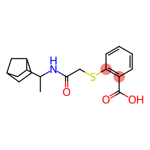 2-[(1-BICYCLO[2.2.1]HEPT-2-YL-ETHYLCARBAMOYL)-METHYLSULFANYL]-BENZOIC ACID