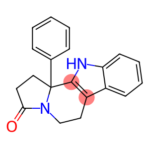 1,2,5,6,11,11b-Hexahydro-11b-phenyl-3H-indolizino[8,7-b]indol-3-one