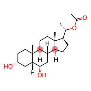 5-BETA-PREGNAN-3-ALPHA, 6-BETA, 20-ALPHA-TRIOL 20-ACETATE