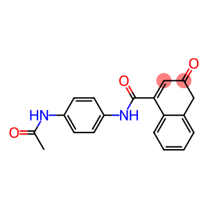 BETA-OXYNAPHTHOIC ACID P-ACETAMINOANILIDE