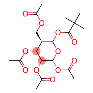 2beta-(2,2-Dimethylpropanoyloxy)-2alpha-acetyloxymethyl-3alpha,4alpha, 5beta-triacetyloxy-tetrahydropyran