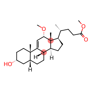 9(11), (5-BETA)-CHOLENIC ACID-3-ALPHA, 12-ALPHA-DIOL METHYL ESTER, 12-METHYL ETHER