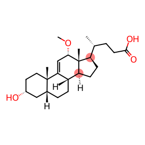 9(11), (5-BETA)-CHOLENIC ACID-3-ALPHA, 12-ALPHA-DIOL 12-METHYL ETHER