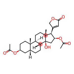 20(22),5BETA-CARDENOLID-3BETA,14BETA,16BETA-TRIOL 3,16-DIACETATE