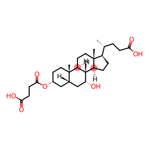 5-BETA-CHOLANIC ACID-3-ALPHA, 7-ALPHA-DIOL 3-HEMISUCCINATE