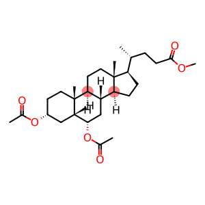 5-BETA-CHOLANIC ACID-3-ALPHA, 6-ALPHA-DIOL DIACETATE METHYL ESTER