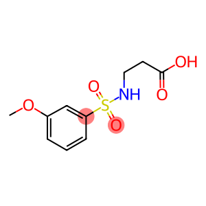 BETA-ALANINE, N-[(3-METHOXYPHENYL)SULFONYL]-