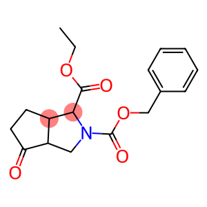 2-benzyl 1-ethyl 4-oxohexahydrocyclopenta[c]pyrrole-1,2(1H)-dicarboxylate