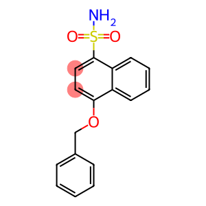 4-(benzyloxy)naphthalene-1-sulfonamide