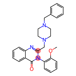 2-[(4-benzyl-1-piperazinyl)methyl]-3-(2-methoxyphenyl)-4(3H)-quinazolinone