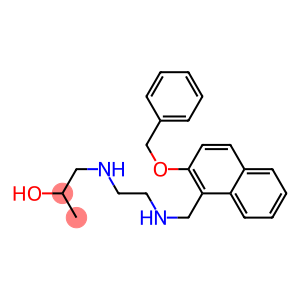 1-{[2-({[2-(benzyloxy)-1-naphthyl]methyl}amino)ethyl]amino}-2-propanol