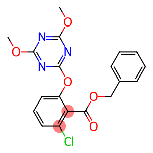 benzyl 2-chloro-6-[(4,6-dimethoxy-1,3,5-triazin-2-yl)oxy]benzoate