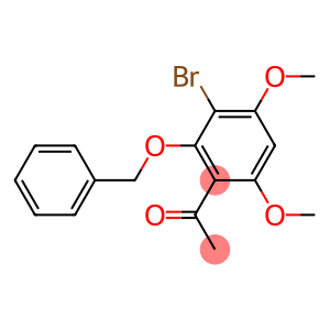 1-[2-(benzyloxy)-3-bromo-4,6-dimethoxyphenyl]ethanone